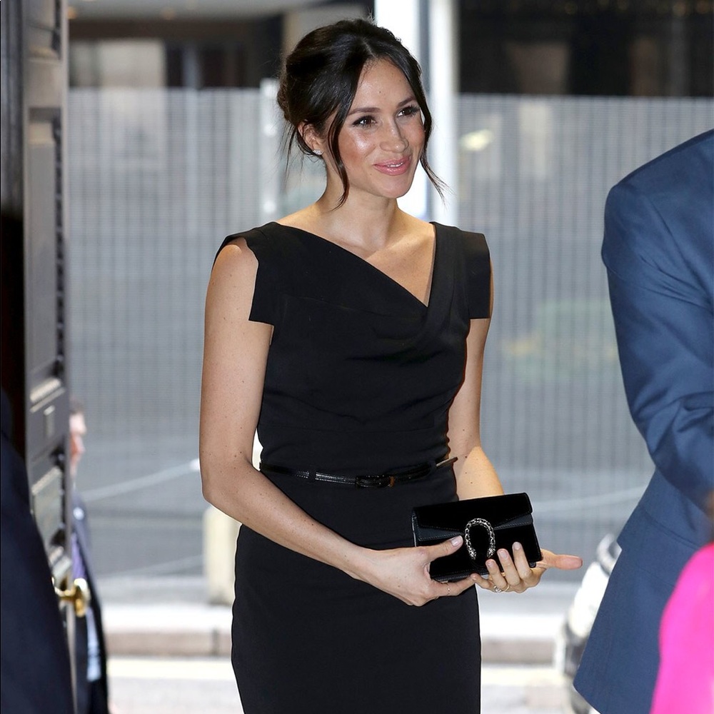 Jackie O Black Halo Dress